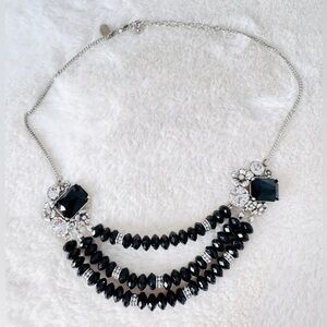 Chico's Black and Silver Statement Necklace